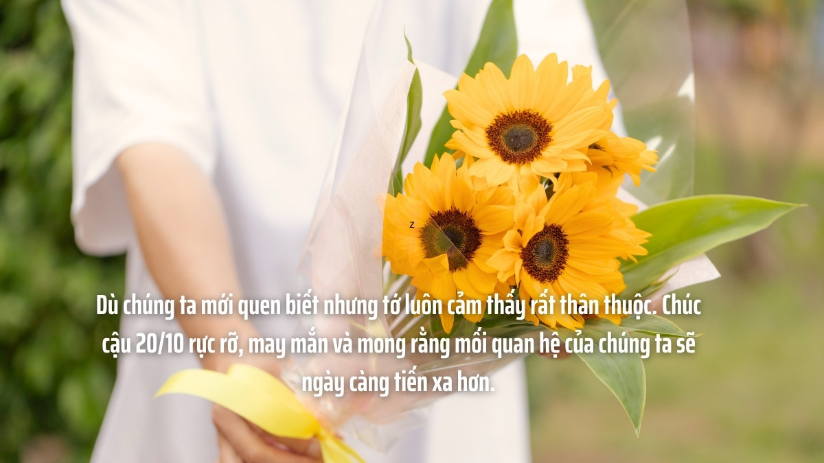 Lời chúc 20/10 cho người mình thích