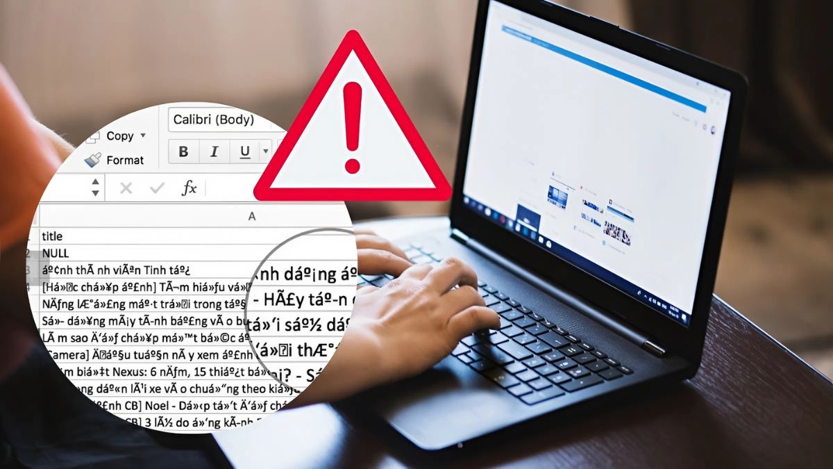 Các lỗi laptop thường gặp: Lỗi font chữ