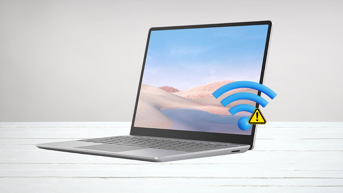 Các lỗi laptop thường gặp: Biểu tượng mạng có dấu chấm than vàng