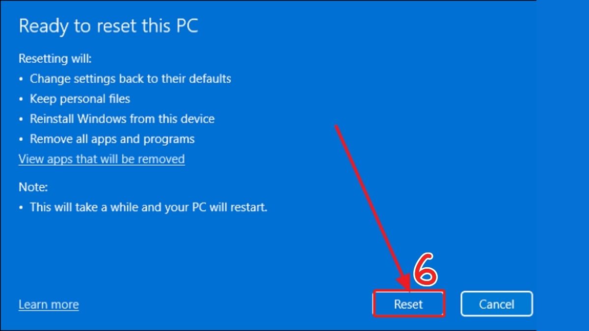 Khắc phục lỗi màn hình đen Win 10: Cài đặt lại Windows 10 bước 4
