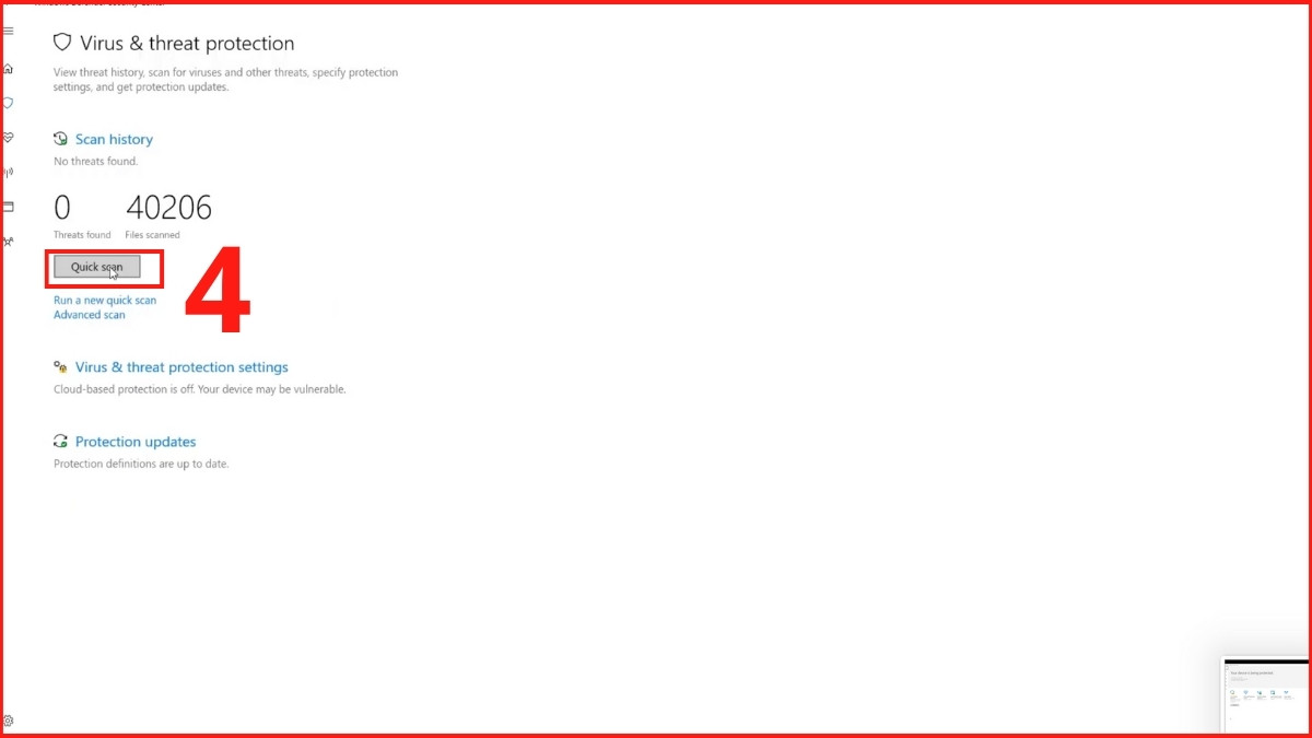 Khắc phục lỗi MSVCP140.dll: Quét virus bước 3