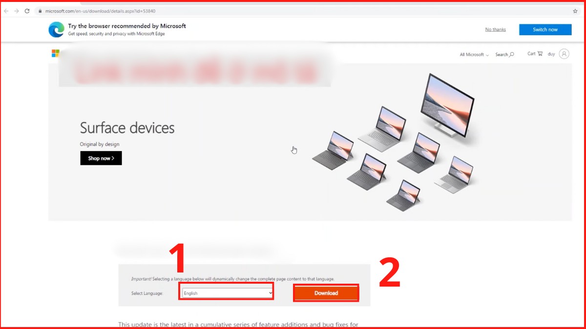 Khắc phục lỗi MSVCP140.dll: Cài lại gói Microsoft Visual C++ Redistributable bước 1