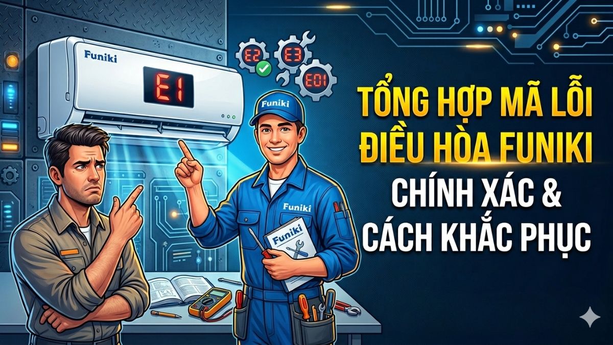 Tổng hợp mã lỗi điều hòa Funiki chi tiết và cách khắc phục