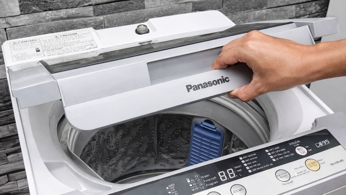 Nguyên nhân gây mã lỗi máy giặt Panasonic U12: cửa máy giặt chưa đóng kín