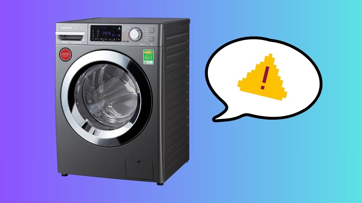 Tổng hợp đầy đủ mã lỗi máy giặt Panasonic & cách khắc phục