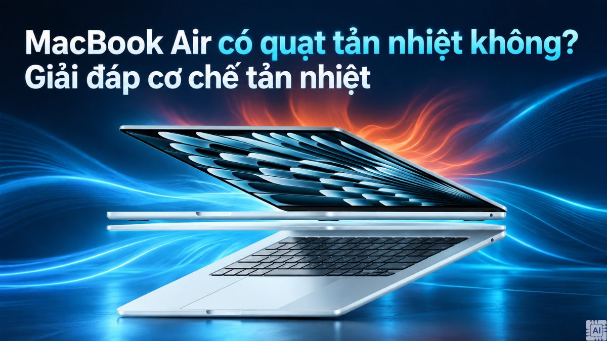 MacBook Air có quạt tản nhiệt không? Giải đáp cơ chế tản nhiệt