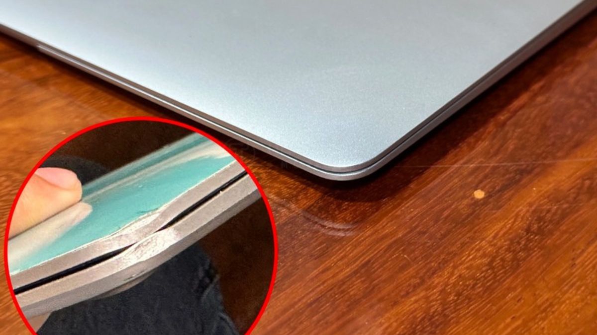MacBook bị móp nhẹ