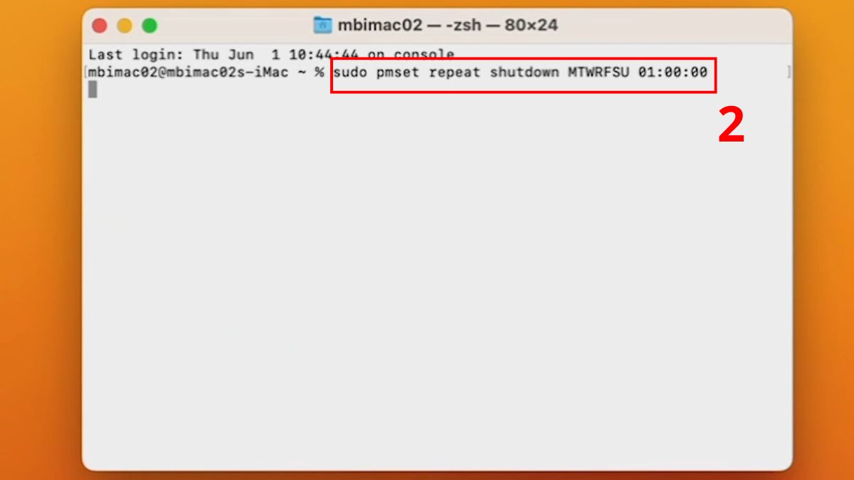 Hẹn giờ Sleep hoặc Shut Down trên macOS Ventura bước 2