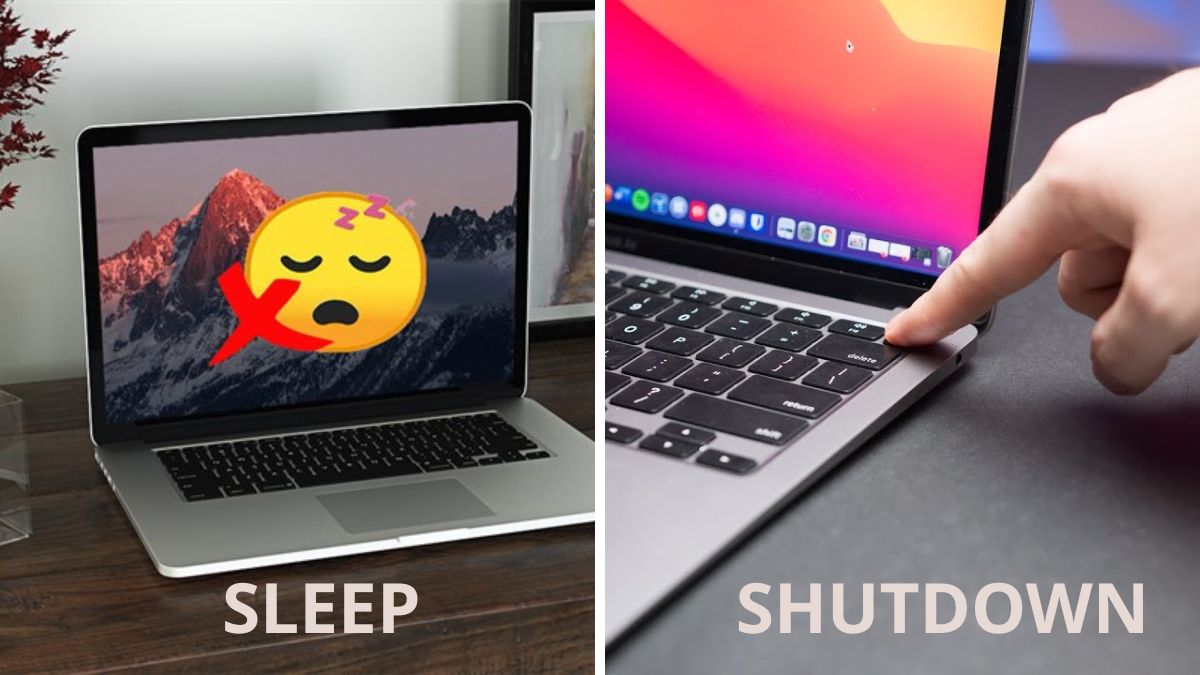 So sánh chế độ Sleep và Shutdown