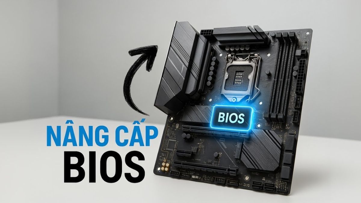 Cách khắc phục main báo đèn đỏ CPU: Cập nhật BIOS