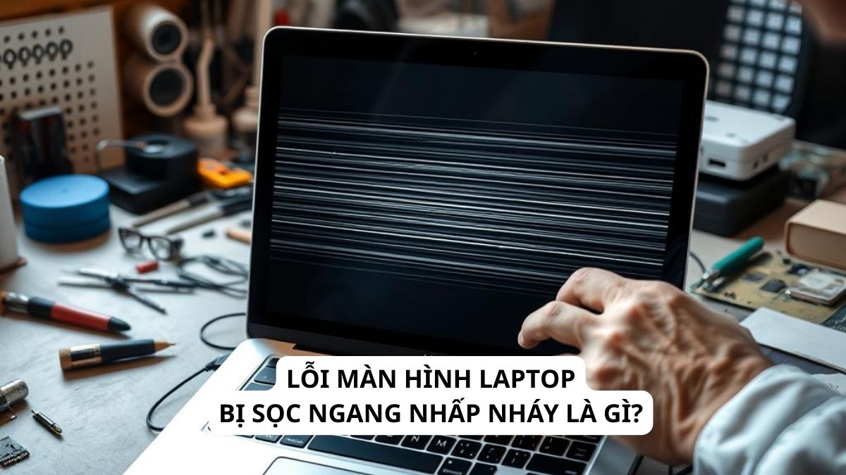 Lỗi màn hình laptop bị sọc ngang nhấp nháy là gì