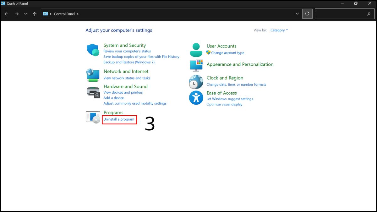 Sửa màn hình laptop bị sọc ngang nhấp nháy: Bỏ ứng dụng không tương thích Bước 2