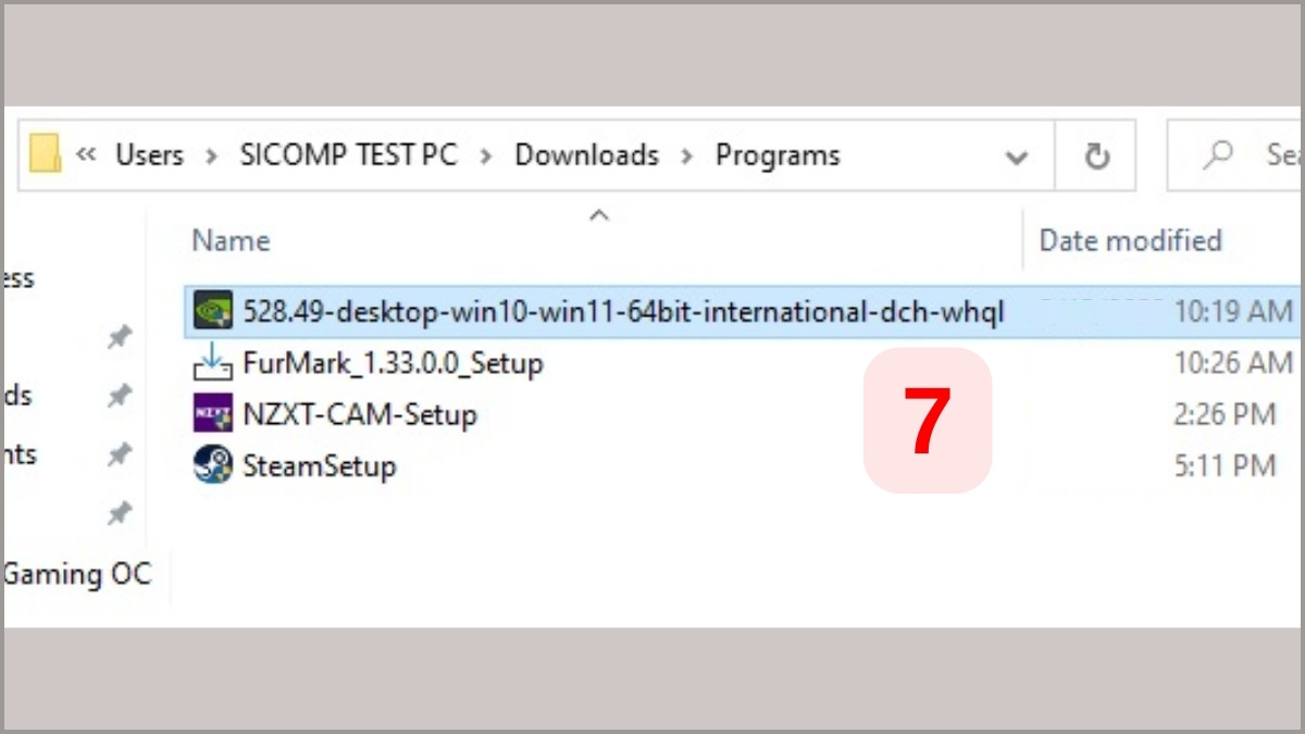 Sửa màn hình laptop bị sọc do xung đột phần mềm/Driver bước 3