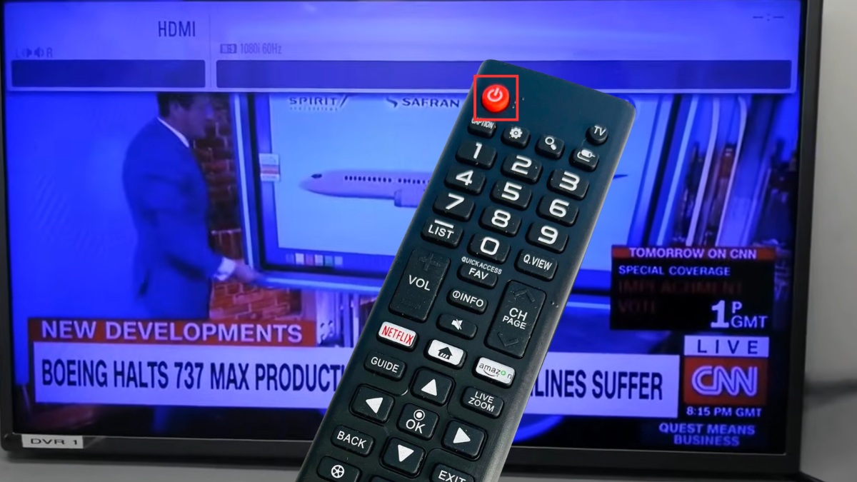 Cách khắc phục màn hình tivi bị màu xanh Rút và cắm lại dây HDMI