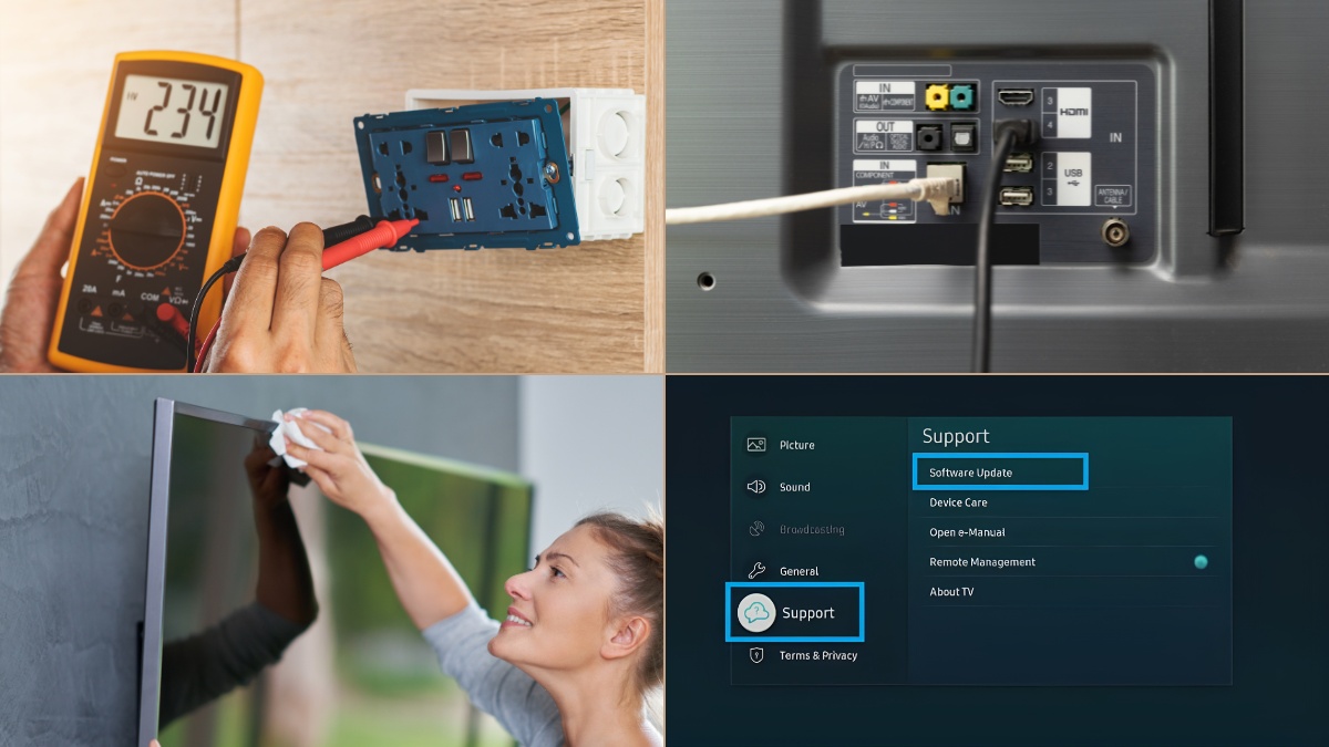 Cách phòng tránh lỗi màn hình tivi bị màu xanh