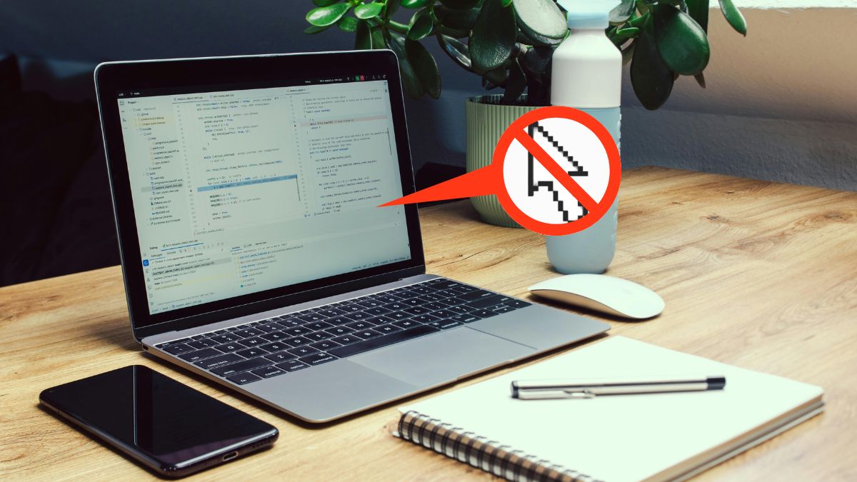 Dấu hiệu nhận biết mất con trỏ chuột trên màn hình laptop