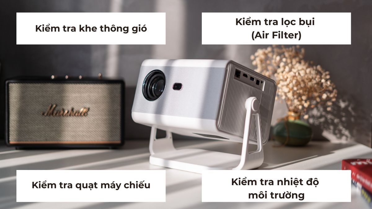 Cách khắc phục máy chiếu bị sọc dọc hiệu quả