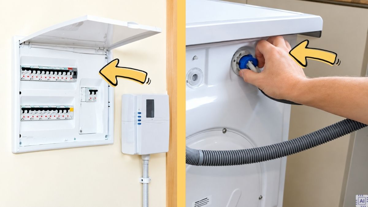 Cách kiểm tra nhanh khi máy giặt đang vắt bị dừng