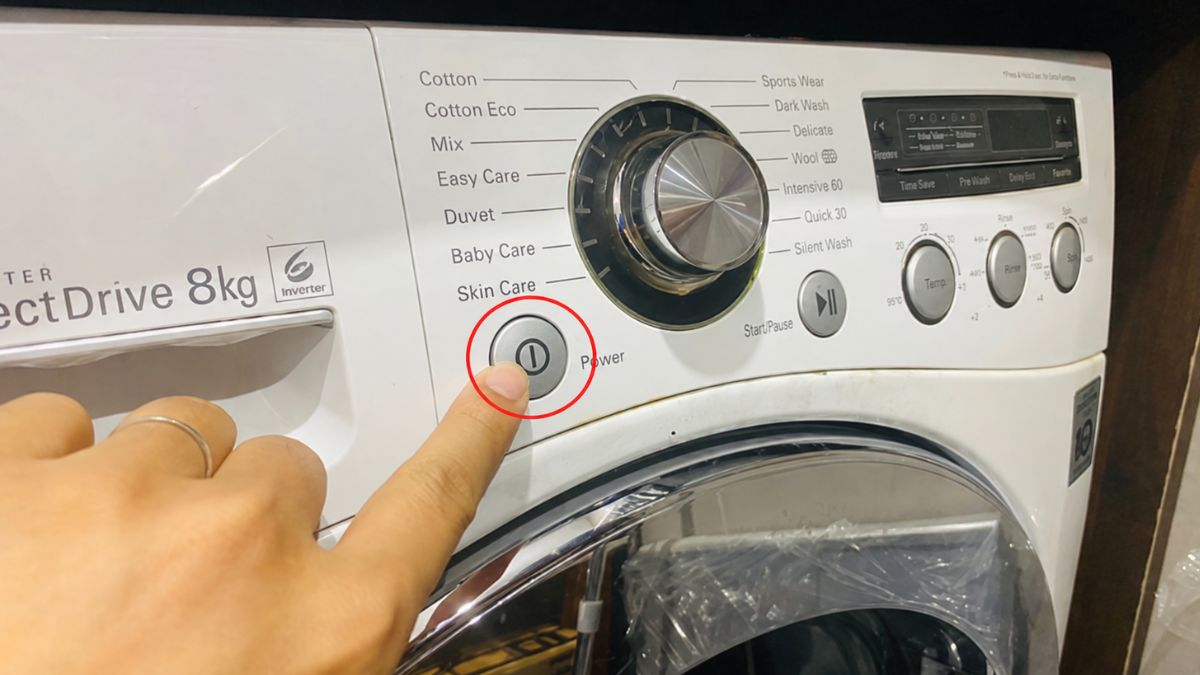 Cách khắc phục máy giặt không giặt nhưng vẫn vắt được