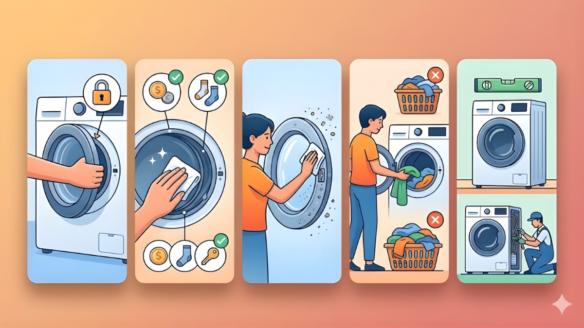 Cách phòng tránh lỗi DE2 trên máy giặt LG