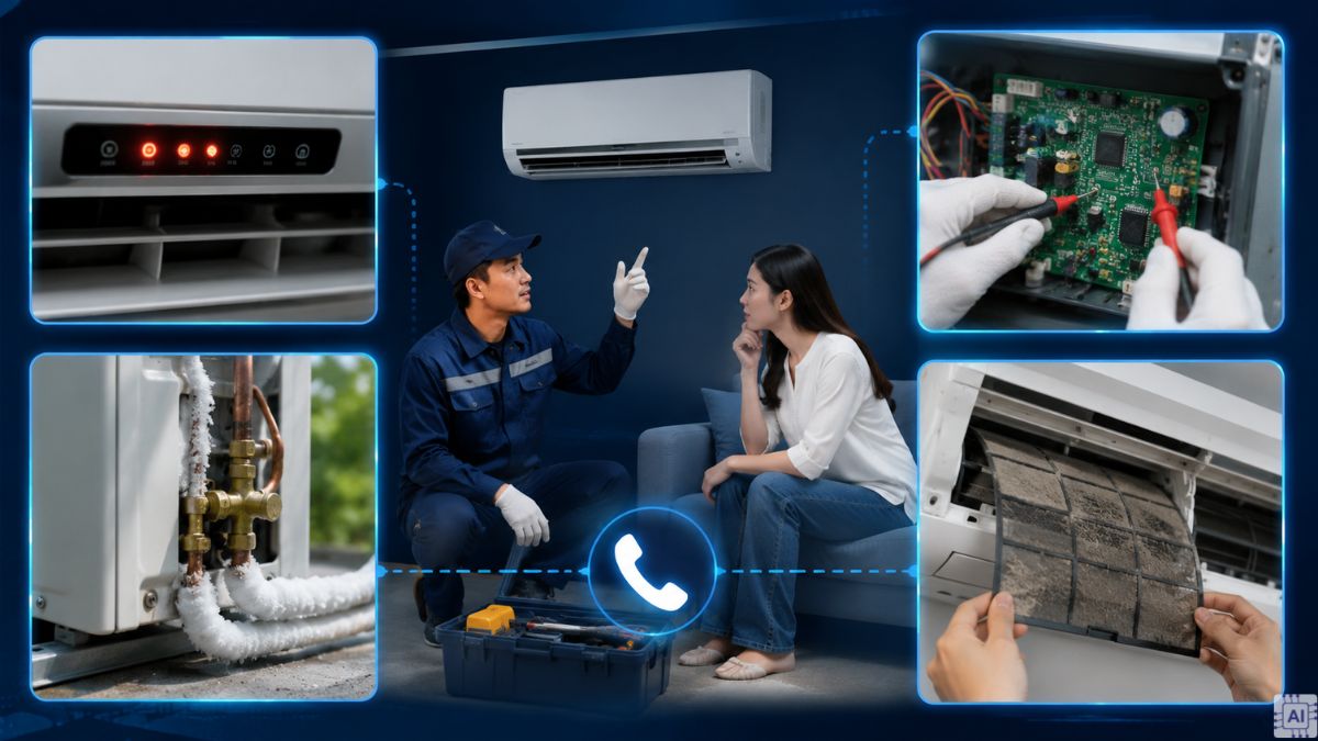 Khi nào nên gọi kỹ thuật viên sửa máy lạnh?