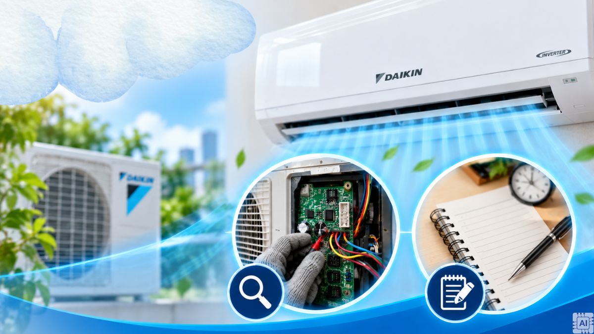 Cách xử lý khi máy lạnh Daikin báo mã lỗi F3