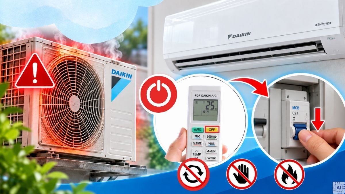 Cách xử lý khi máy lạnh Daikin báo mã lỗi F3