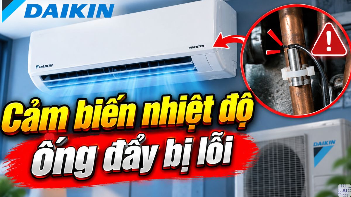 Nguyên nhân và cách khắc phục lỗi F3 máy lạnh Daikin
