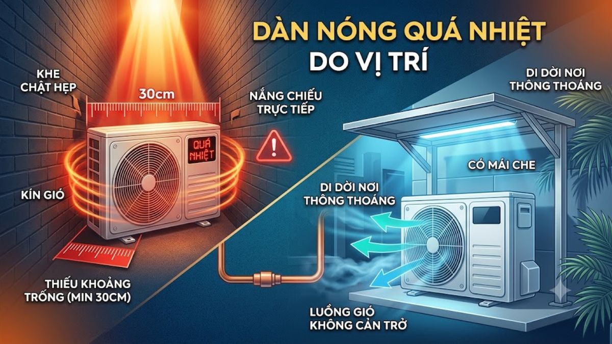 Nguyên nhân và cách khắc phục lỗi P4 máy lạnh Electrolux