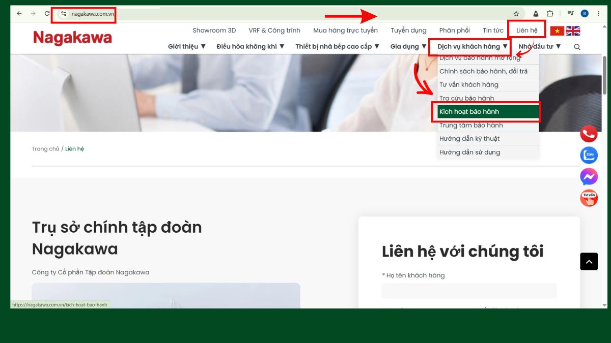 Thời hạn bảo hành máy lạnh Nagakawa