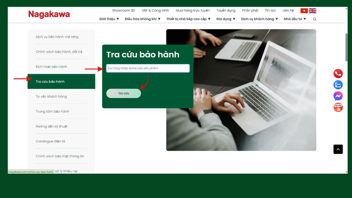 Thời hạn bảo hành máy lạnh Nagakawa