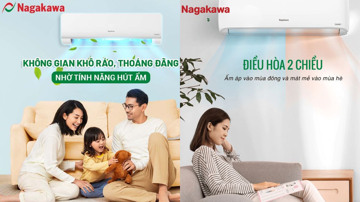 Người dùng đánh giá máy lạnh Nagakawa như thế nào?