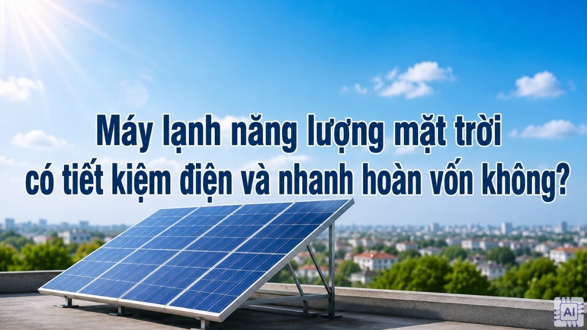 Máy lạnh năng lượng mặt trời có tiết kiệm điện và nhanh hoàn vốn không?