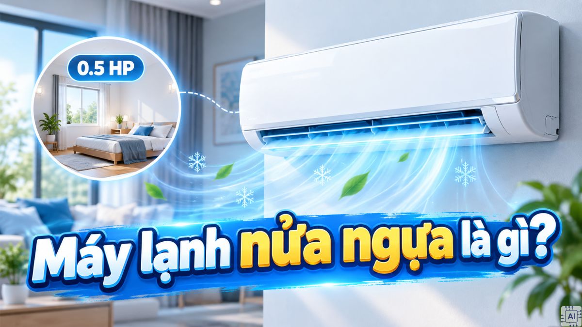 Máy lạnh nửa ngựa là gì?