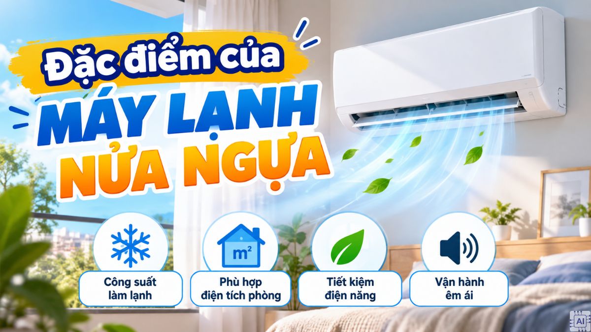 Đặc điểm của máy lạnh nửa ngựa