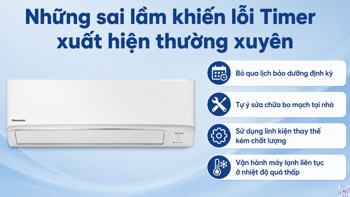 Những sai lầm khiến lỗi Timer xuất hiện thường xuyên