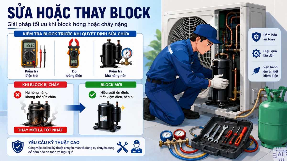 Cách khắc phục máy lạnh Panasonic chớp đèn đỏ
