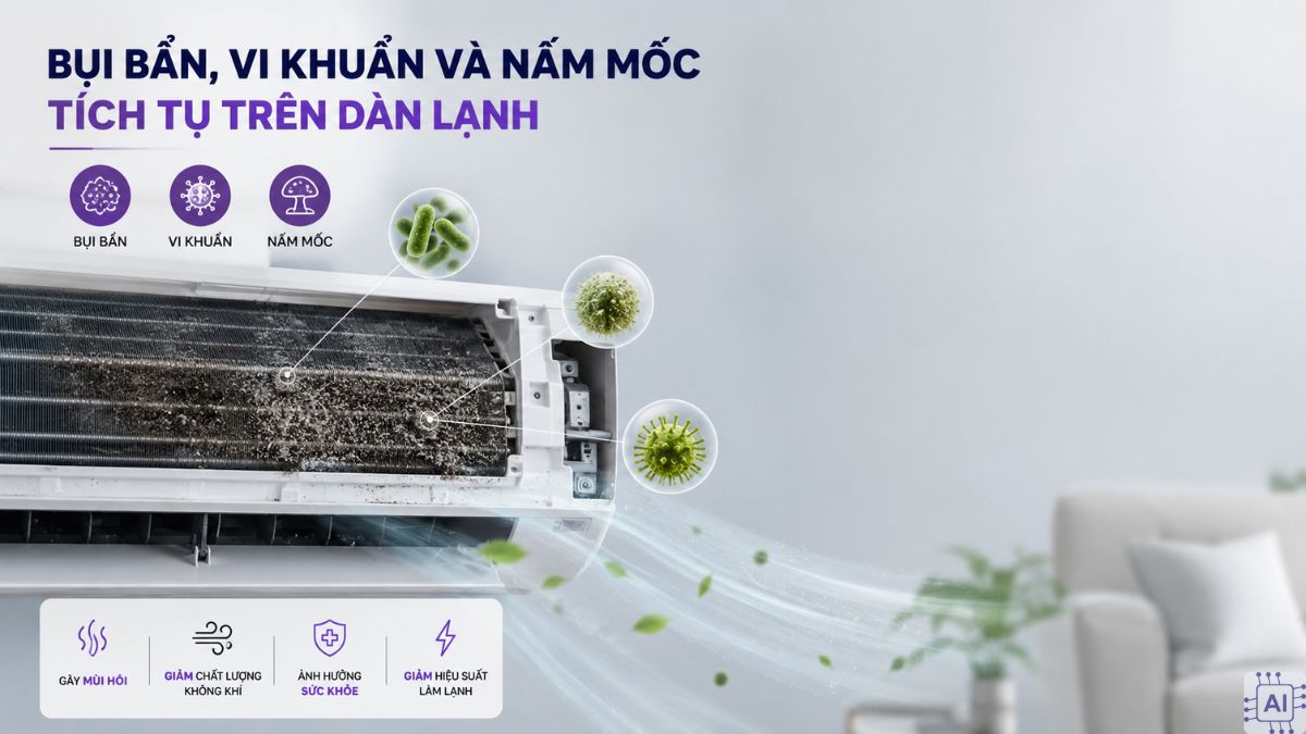 Các nguyên nhân khiến máy lạnh Panasonic chớp đèn đỏ