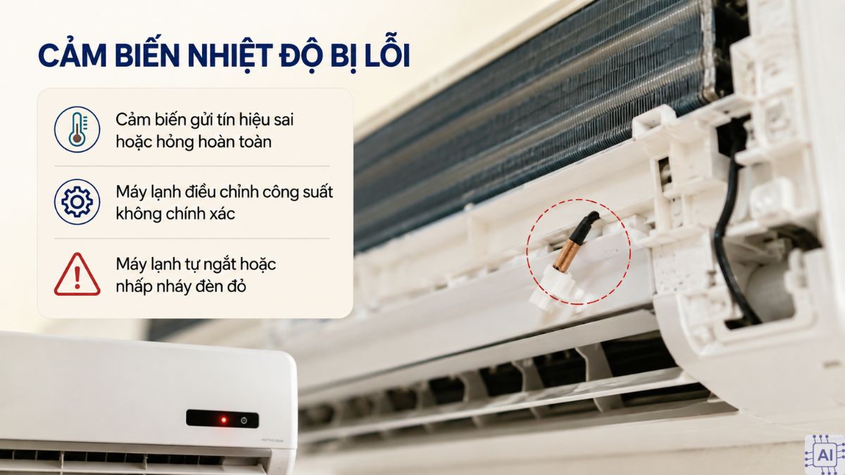 Các nguyên nhân khiến máy lạnh Panasonic chớp đèn đỏ