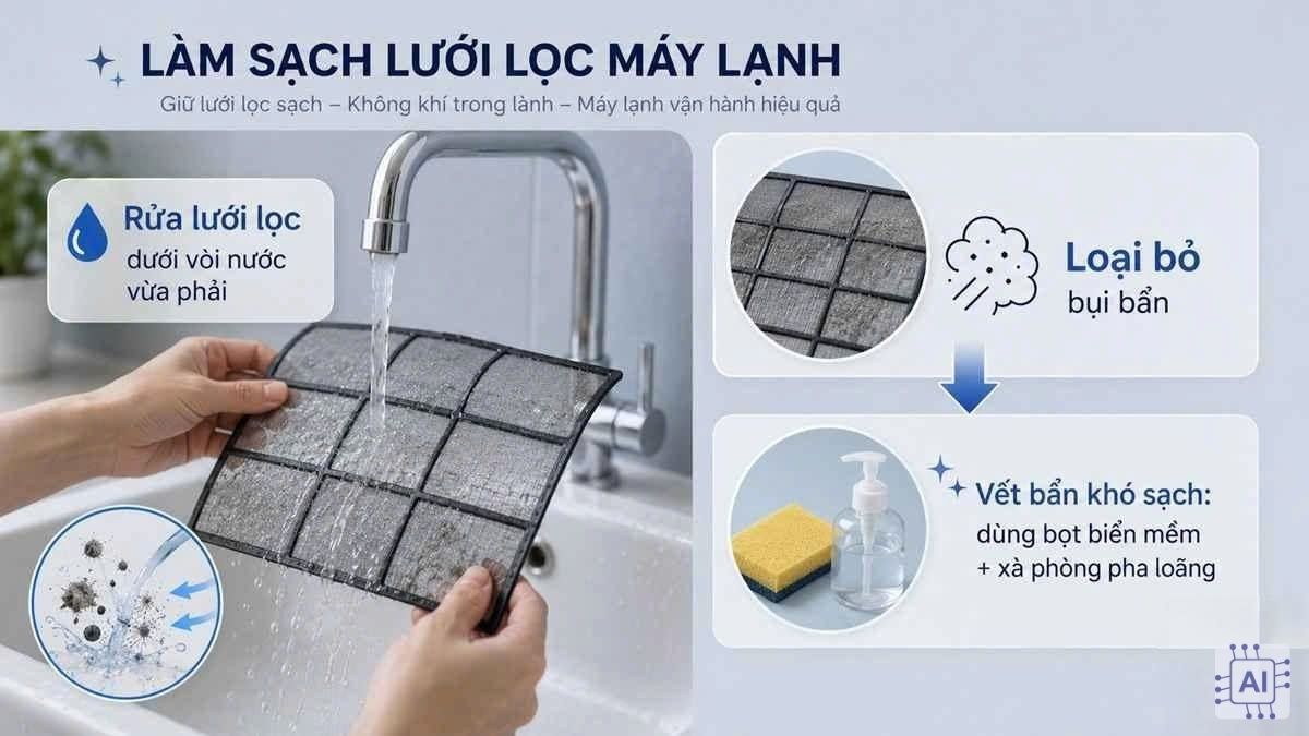 Cách khắc phục máy lạnh Panasonic không lạnh tại nhà