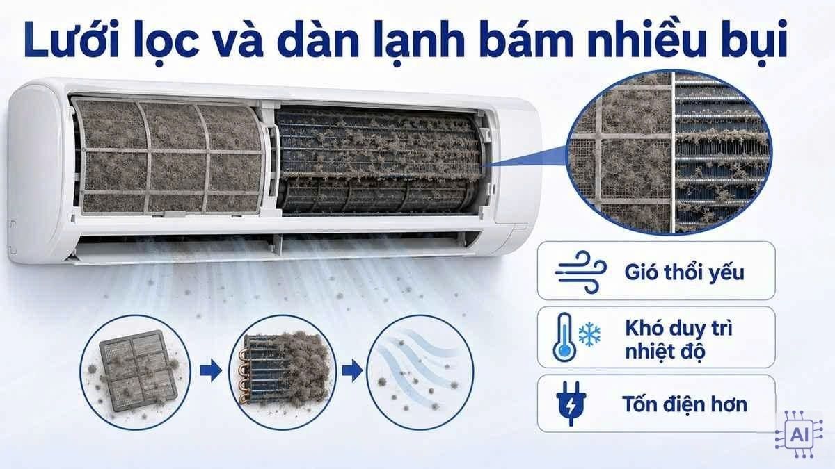   Nhận biết máy lạnh không lạnh qua những dấu hiệu 