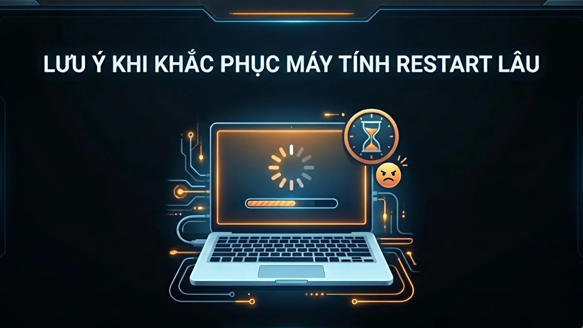 Lưu ý khi khắc phục máy tính khởi động lâu