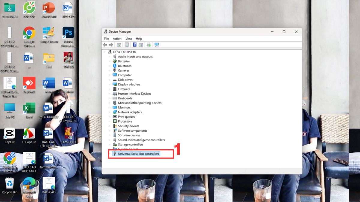 Sửa máy tính không nhận chuột: Kiểm tra cài đặt USB bước 1
