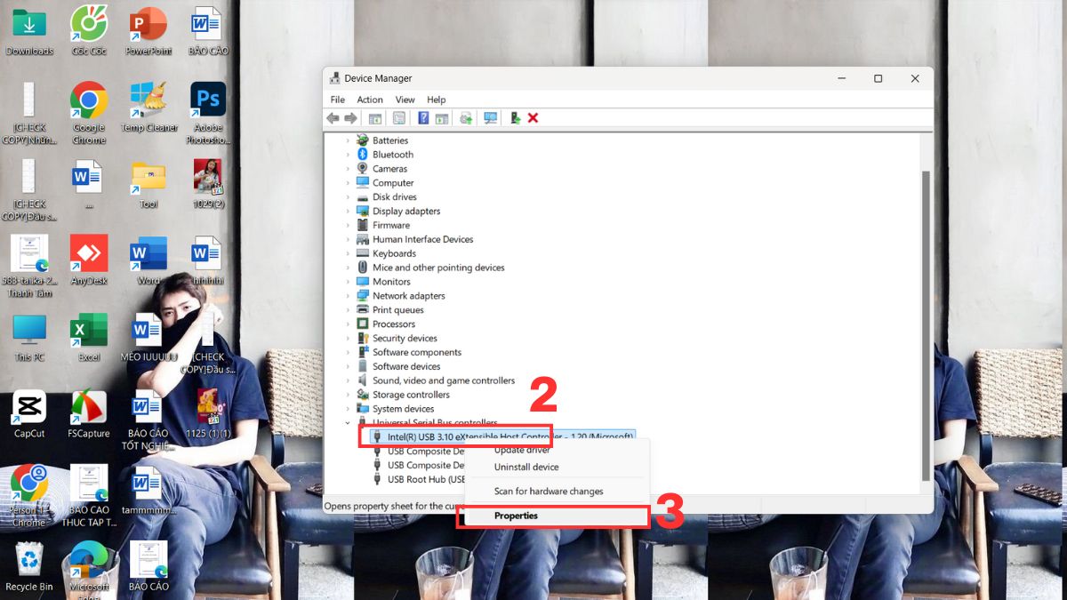 Sửa máy tính không nhận chuột: Kiểm tra cài đặt USB bước 2