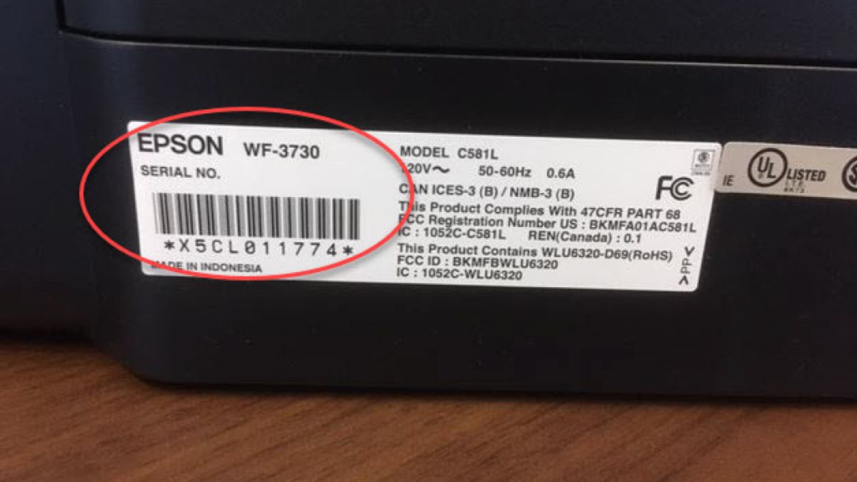   Model thường nằm trên tem dán ở thân thiết bị gia dụng  