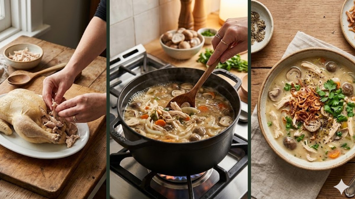 Các món súp ngon từ gà