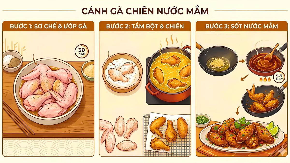 Các món ngon từ gà: Chiên, xào