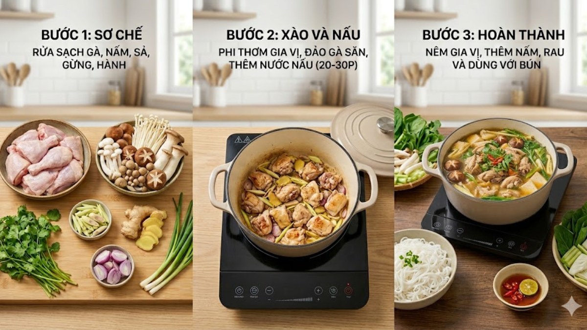Các món lẩu gà ngon