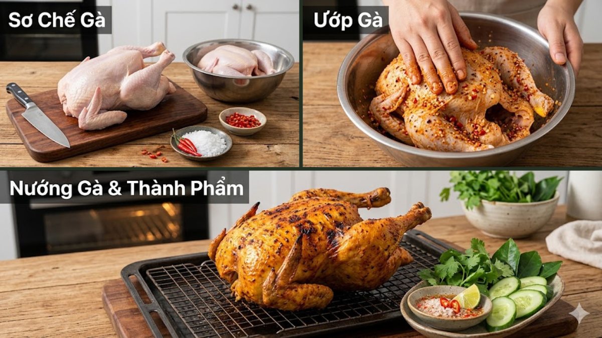 Các món ngon từ gà: nướng, hấp