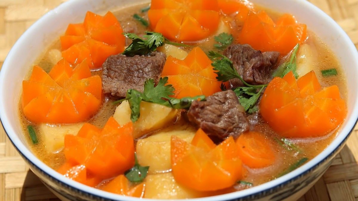 Món canh ngon từ thịt bò thanh mát, dễ ăn